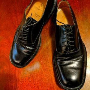 Bruno Magli black leather shoes Sz 9
